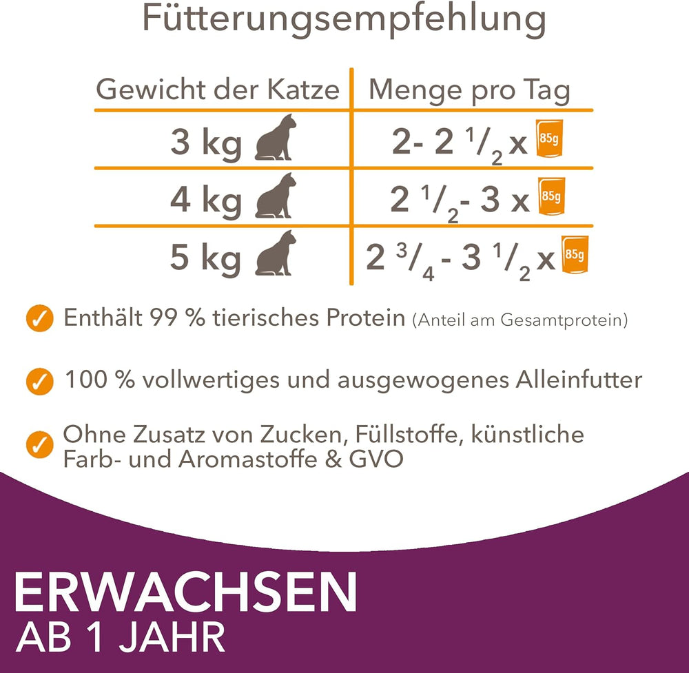 IAMS Delights Land & Sea Collection Hrană umedă pentru pisici - Pachet multiplu cu sortimente de carne și pește în sos, hrană umedă pentru pisici de la 1 an, 12 x 85 g