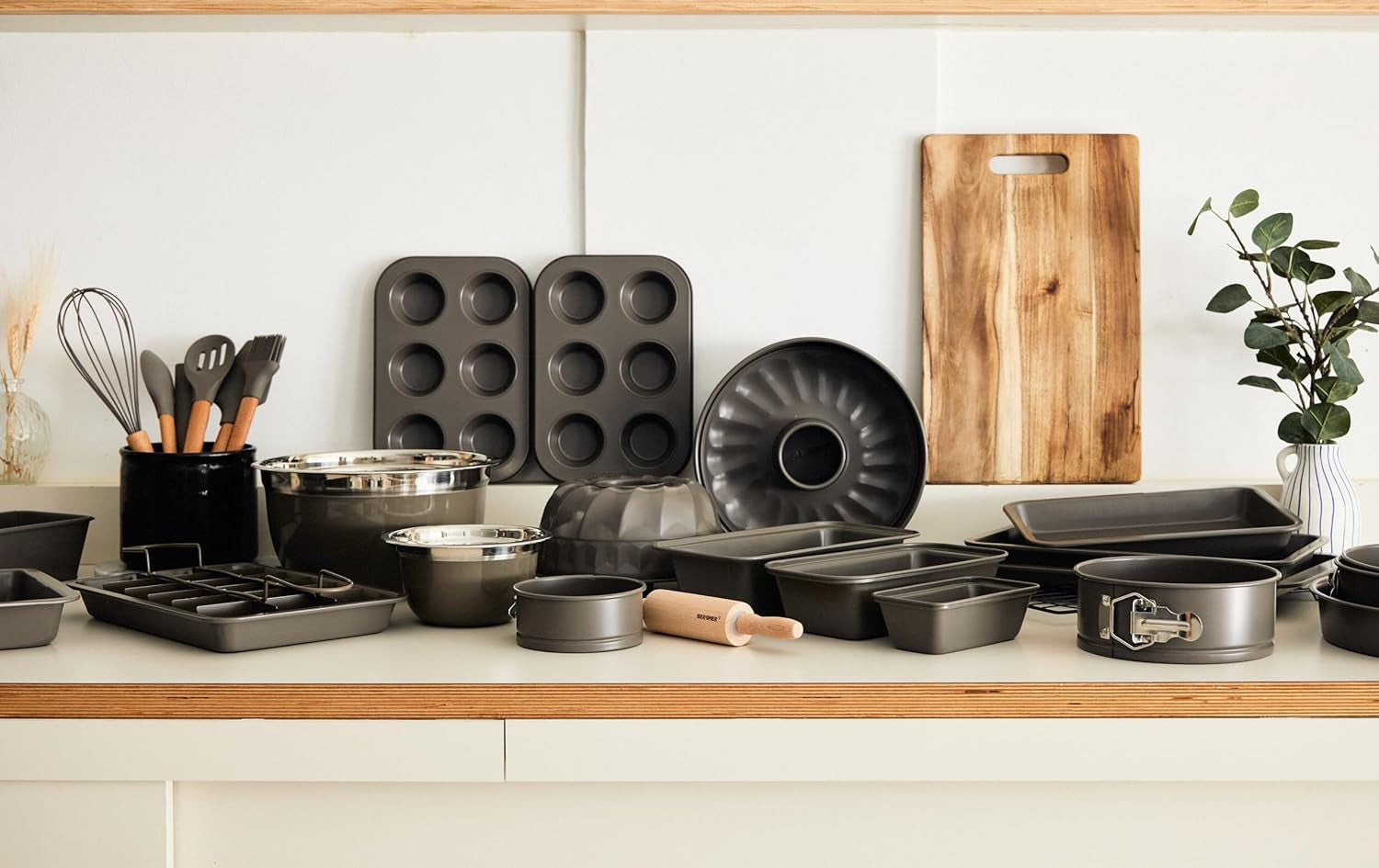 BERGNER BAKING LOVERS - Set Von 2 X 6 Cup Muffinformen - Kohlenstoffstahl Mit Ilag Essential, PFOA Frei, Leicht Zu Reinigen Stampi e vassoi per dolci Naty Shop