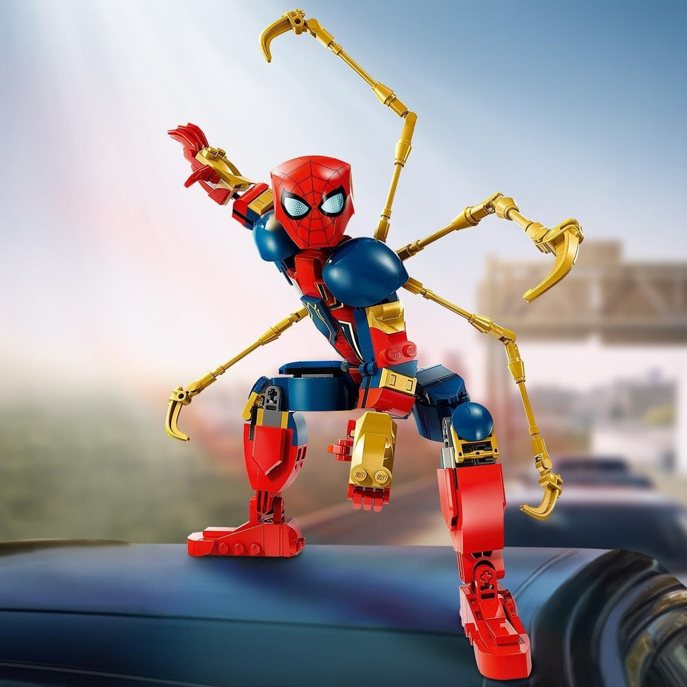 LEGO Marvel Iron Spider-Man Mattoncini da costruzione Supereroe Action Toy per bambini 8+ Set di armature per ragazzi e ragazze Modello costruibile Avengers Idea regalo per i fan dei film Marvel 76298 Set di costruzioni Beuche den LEGO-Store