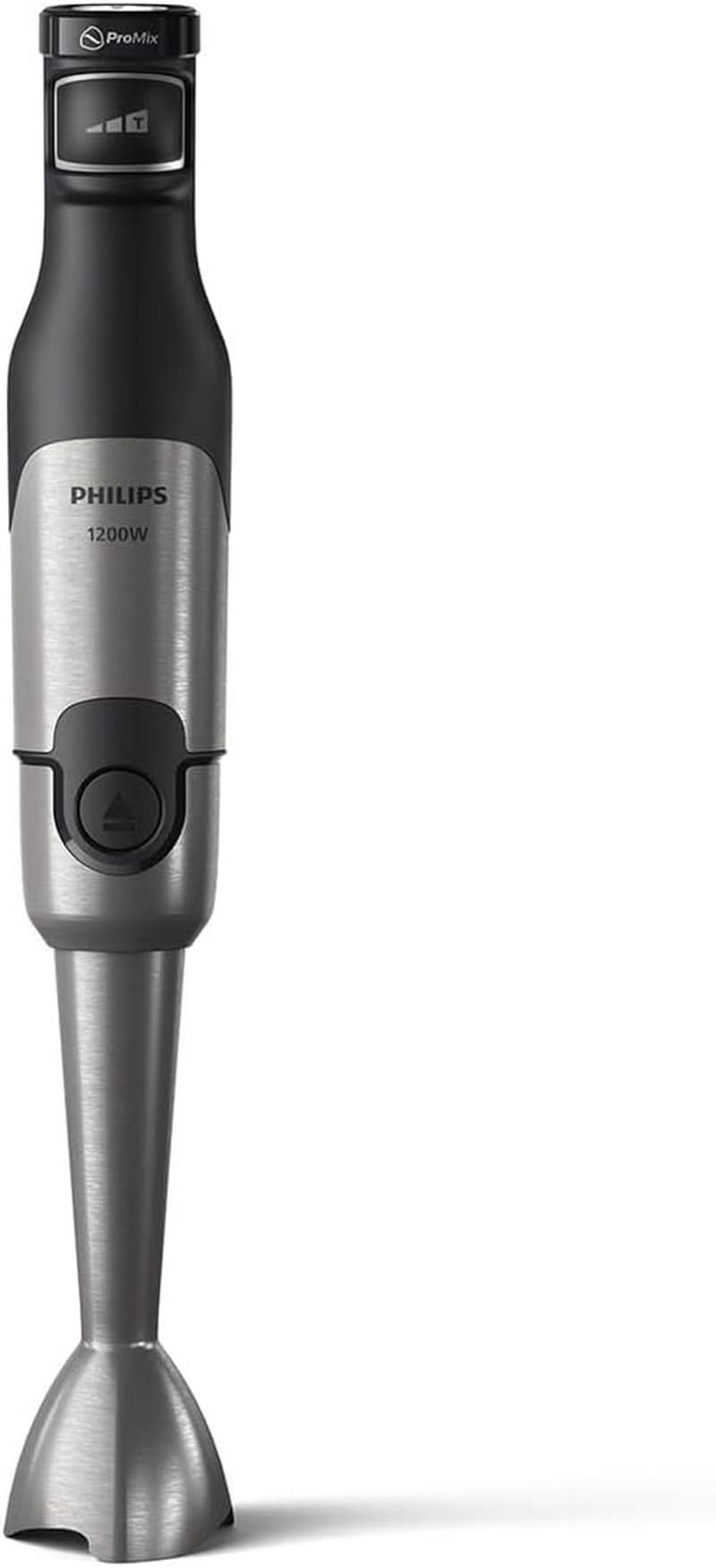 Philips Stabmixer serie 5000 - 1200W Leistung. Tecnologia Promix. Led Geschwindigkeitsanzeiger. Stufenlose Geschwindigkeitseinstellung. Design compatto. Leicht Zu Reinigen. Schwarz (HR2681/00) Cucina Naty Shop Robot da cucina