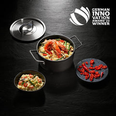 Fissler Adamant, padella da portata, alluminio, antiaderente, bordo alto, antigraffio - Pentole e Padelle Induzione Naty Shop