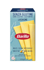 Barilla Pasta Lasagne Senza Glutine, preparate con deliziosi mais e riso, perfette per chi soffre di celiachia o intolleranza al glutine, confezione da 10 (10 x 250g)