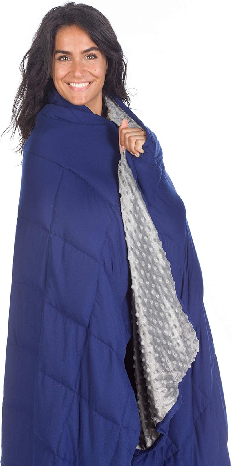 Kanguru Calmya, Pătură ponderată 10,5 kg, Vă ajută să adormiți și să dormiți mai bine, Potrivit pentru persoanele cu o greutate corporală de peste 90 kg Plapumi si pilote Naty Shop