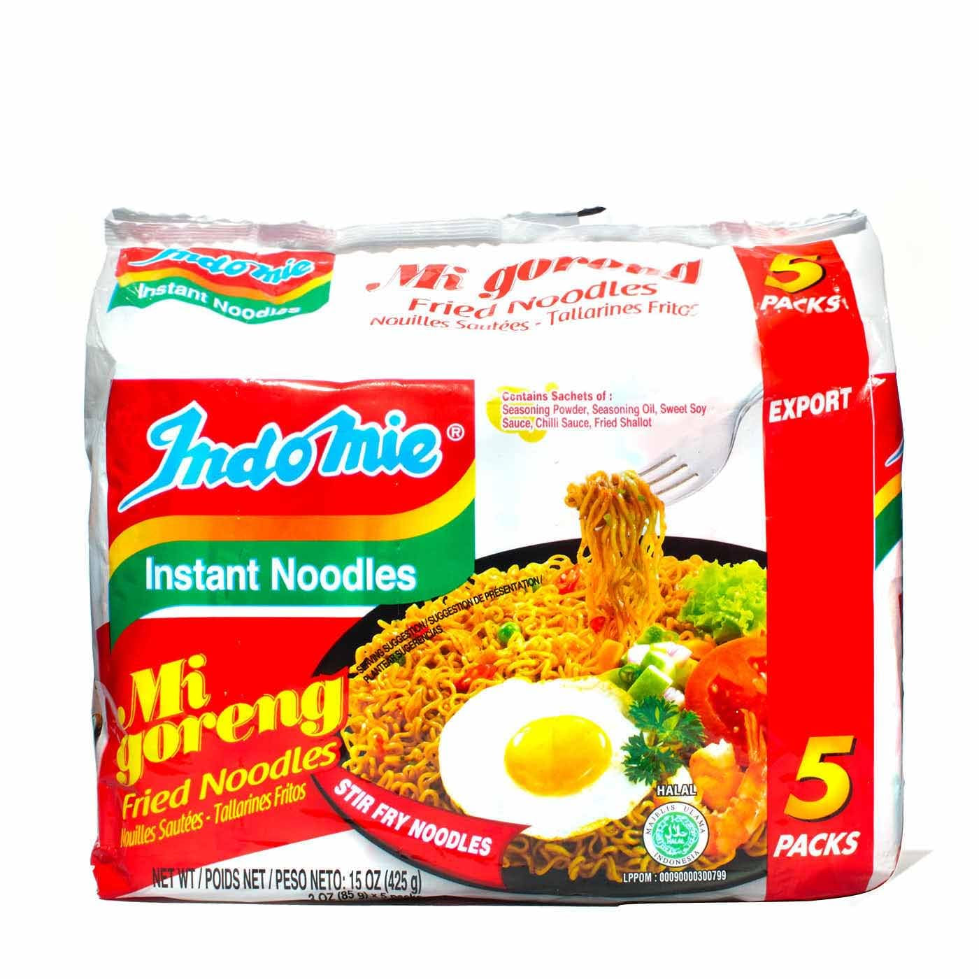 INDOMIE - Noodles istantanei Mi Goreng - Confezione multipla (40 x 80g)