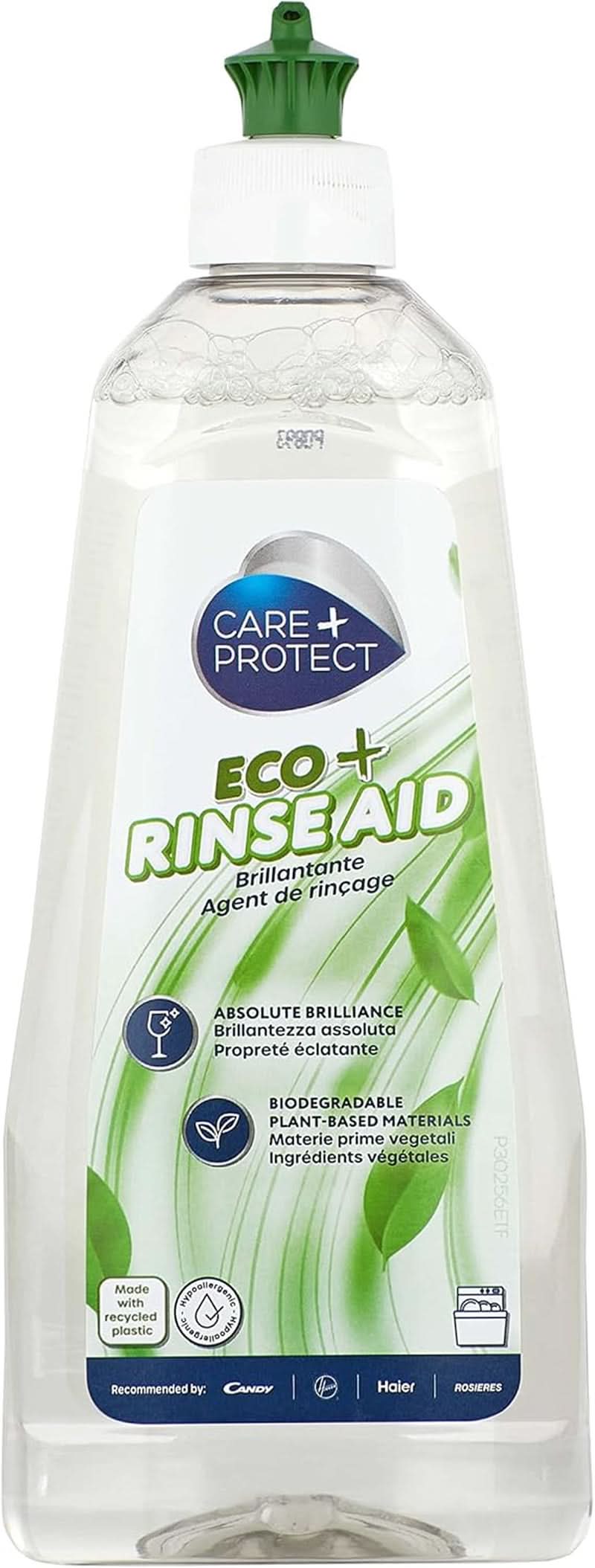 CARE + PROTECT - Gel ecologico per lavastoviglie, ipoallergenico, 650 ml Naty Shop Detersivo Eco+ per lavare i piatti