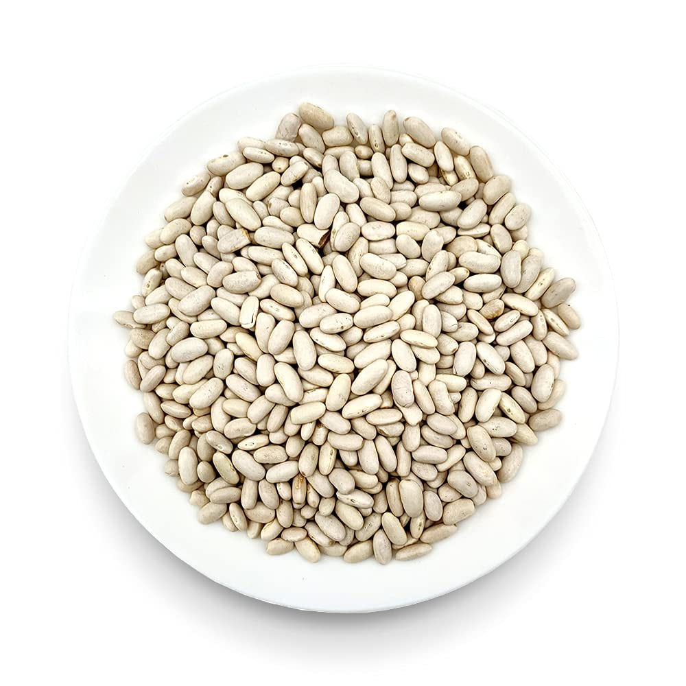 , Fasole bio-canellini 5 kg, leguminoase organice din cultivarea controlată, bogată în Cereale Naty Shop