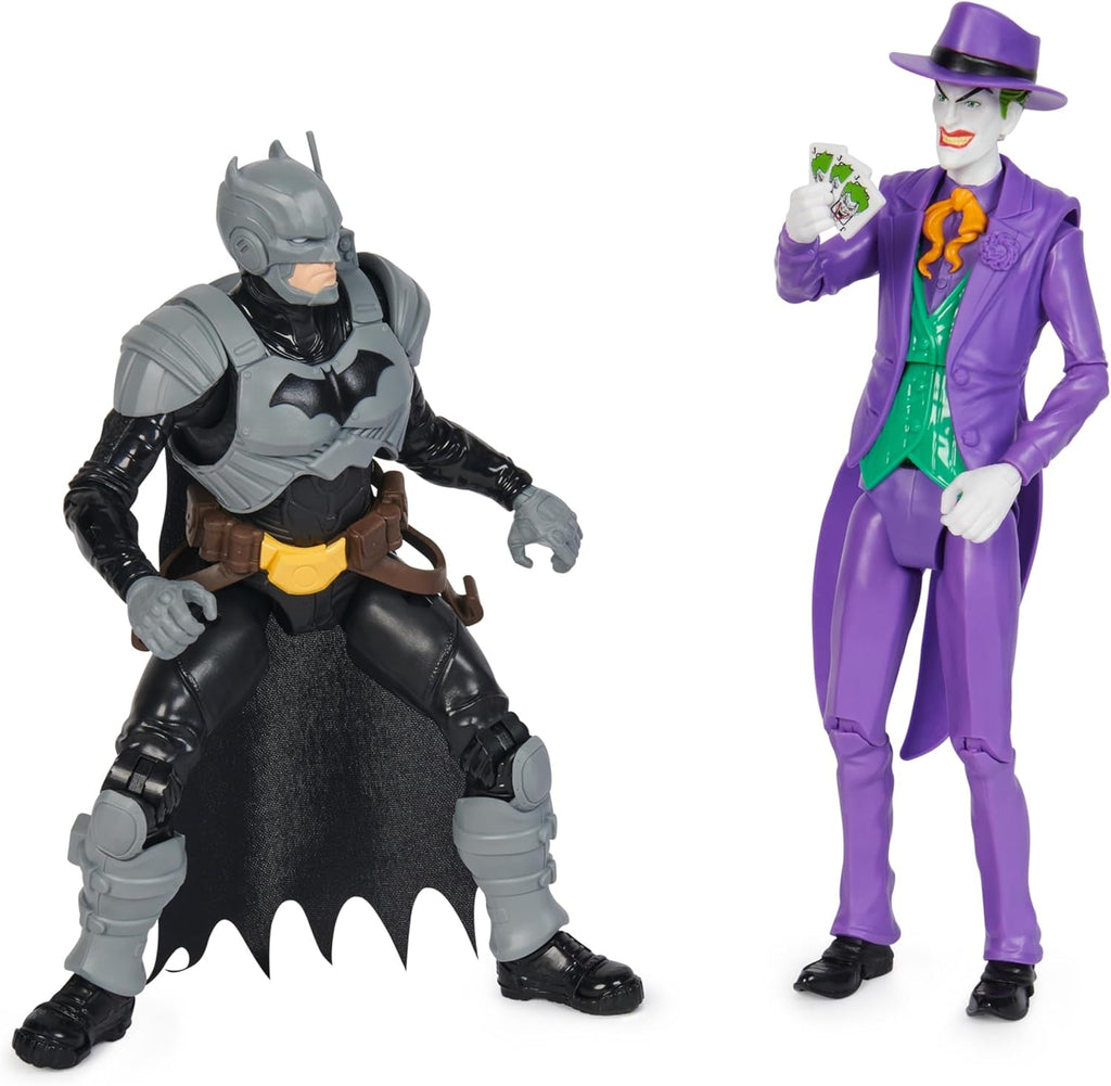 DC Batman Adventures Batman Vs the Joker Action Figure Set, 30 cm - 2 figuri complet mobile cu 12 elemente de echipament pentru jocuri de rol captivante, jucărie pentru copii cu vârsta de peste 4 ani Action figures Naty Shop