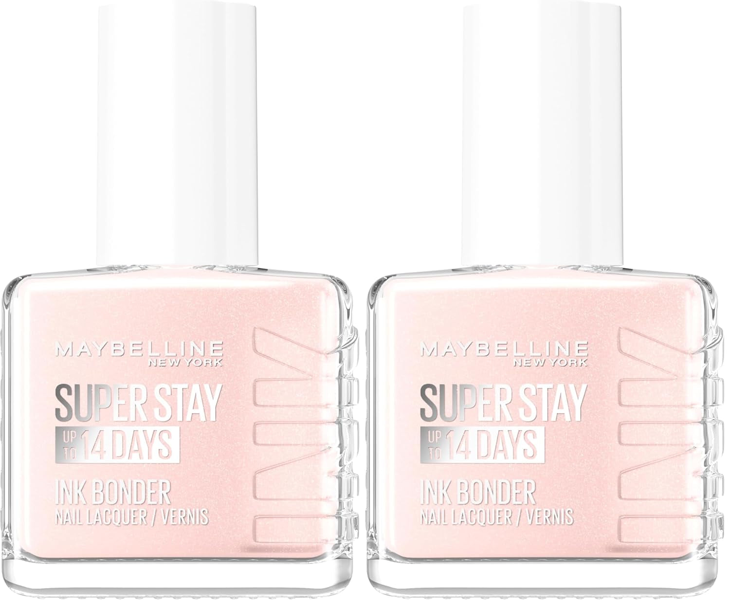 Maybelline New York Super Stay Ink Bonder 078 Porcelain - smalto a lunga tenuta per unghie forti e colore intenso, 12,3 ml