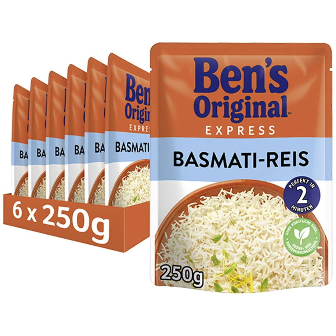 BEN'S ORIGINAL™ Riso Basmati Express 6 x 220 g