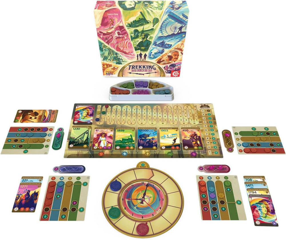 Game Factory 646098 Escursionismo, Viaggio nel tempo, Gioco da tavolo per 1-4 giocatori, Dai 10 anni in su, Gioco per famiglie