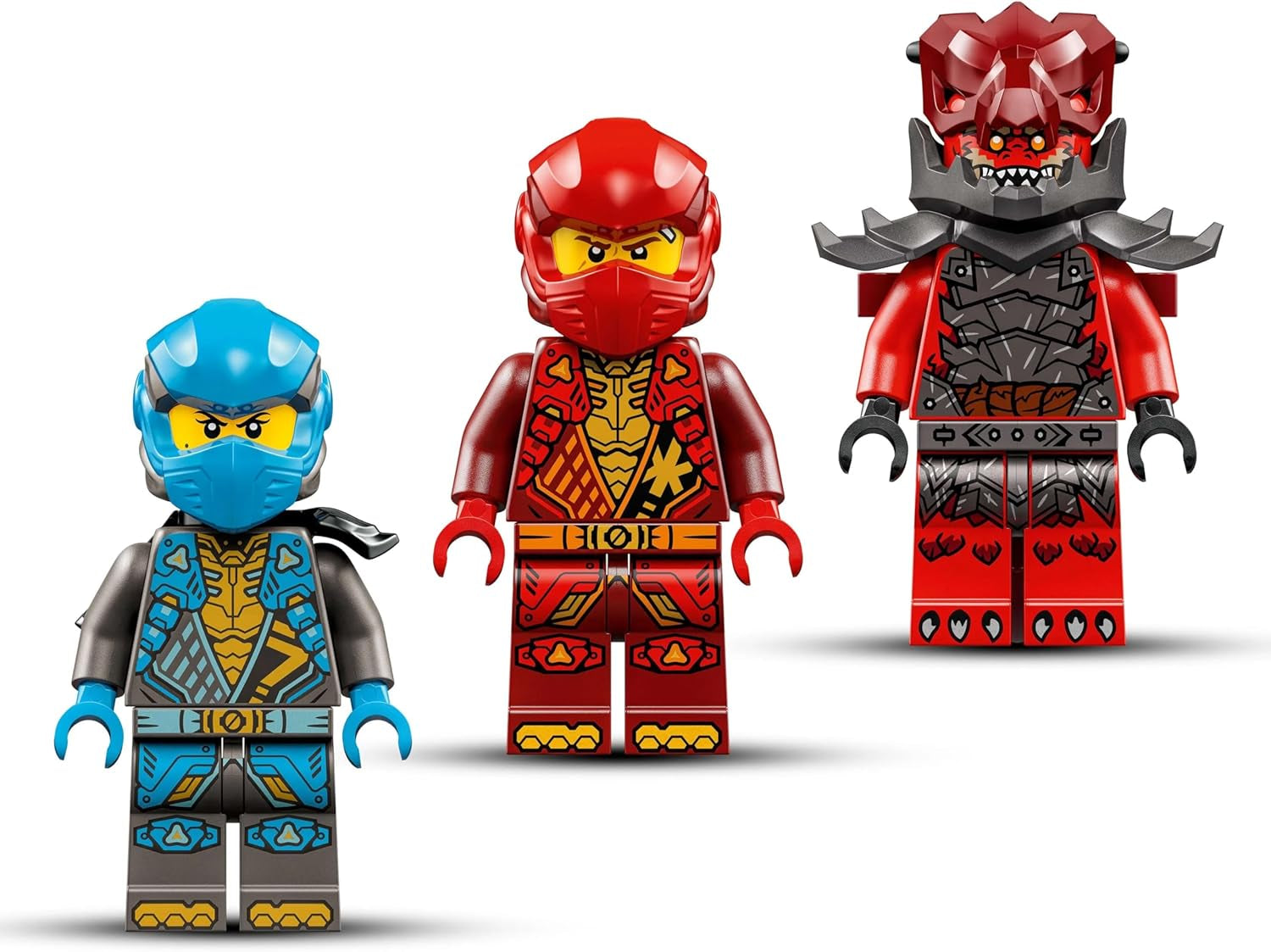 Mech Storm Rider di LEGO NINJAGO Kai - Moto giocattolo volante con 3 minifigure - Mech con testa, braccia e gambe mobili - Giocattolo da costruire - Regalo per ragazzi e ragazze dai 7 anni in su 71830 Set da costruzione Besuche den LEGO-Store