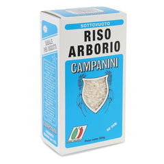 ‎Riso Per Risotti Risera Campanini 500 g – Riso Per Risotti All'Italiana, Riso Arborio Riso, Risotto Cremoso