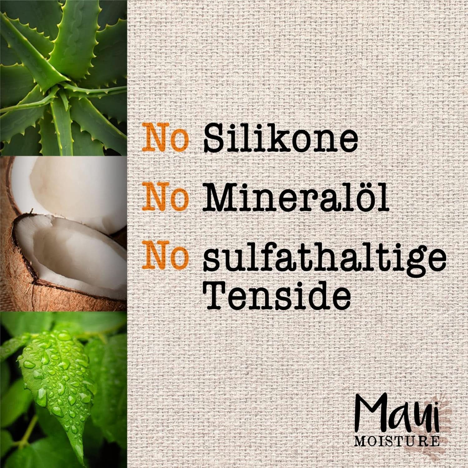 Maui Moisture Curl Quench + balsamo all'olio di cocco 385 ml Naty Shop Doccia e bagno