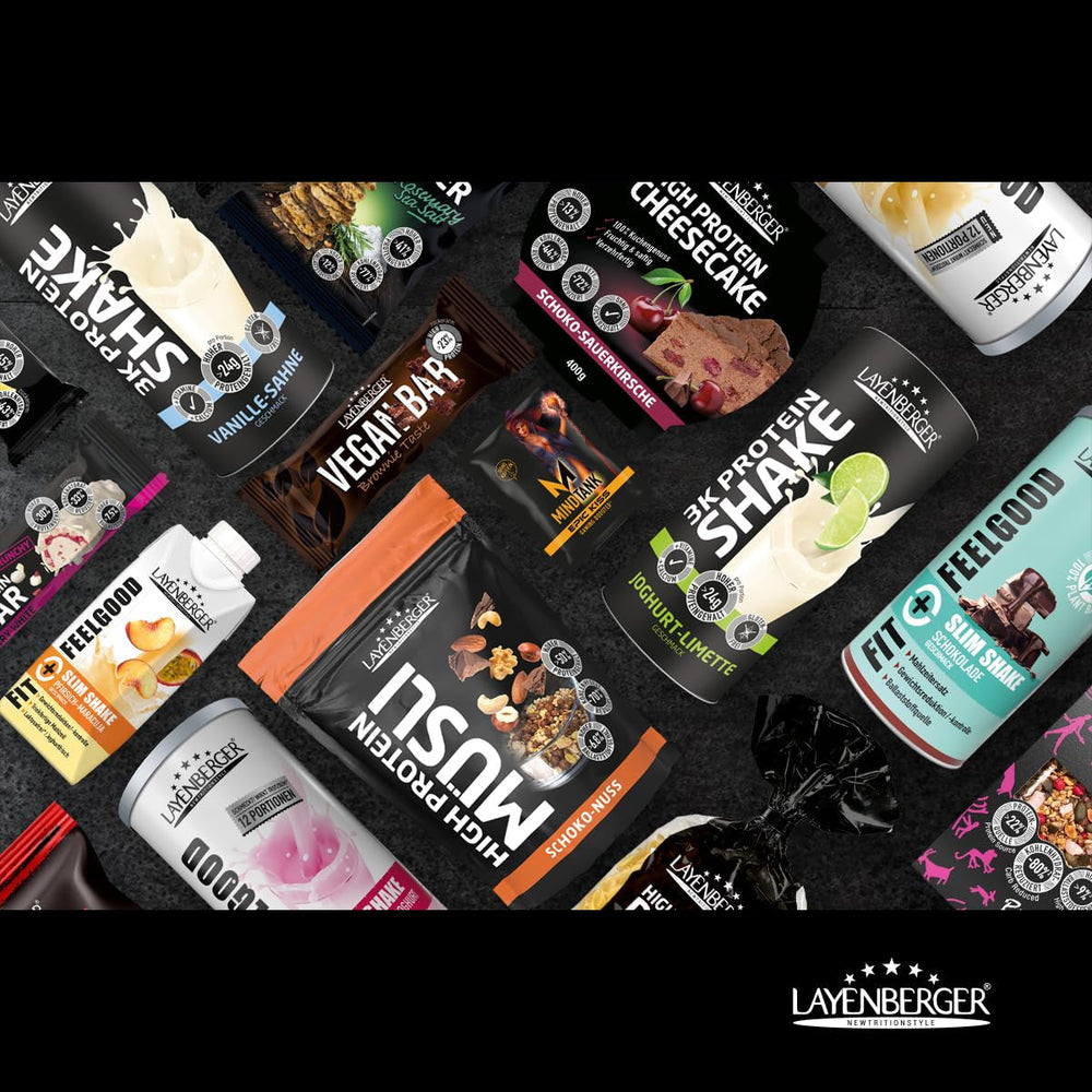 Layenberger Prower Bread Walnut, Eiweiß- Und Ballaststoffquelle, Ohne Konservierungsmittel, Ohne Hefe, Ohne Mehl, Mit 14G Protein Pro 100G, (1 X 500G) Miscela per cuocere e cuocere Naty Shop