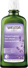 WELEDA BIO, bagno salutare con cosmetici naturali con vero olio di lavanda per calmare i sensi e dormire bene, 200 ml Doccia e bagno Naty Shop