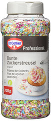 Dr. Oetker Professional Sprinkles de zahăr colorat pentru coacere și decorare, 700 grame Naty Shop Default Title