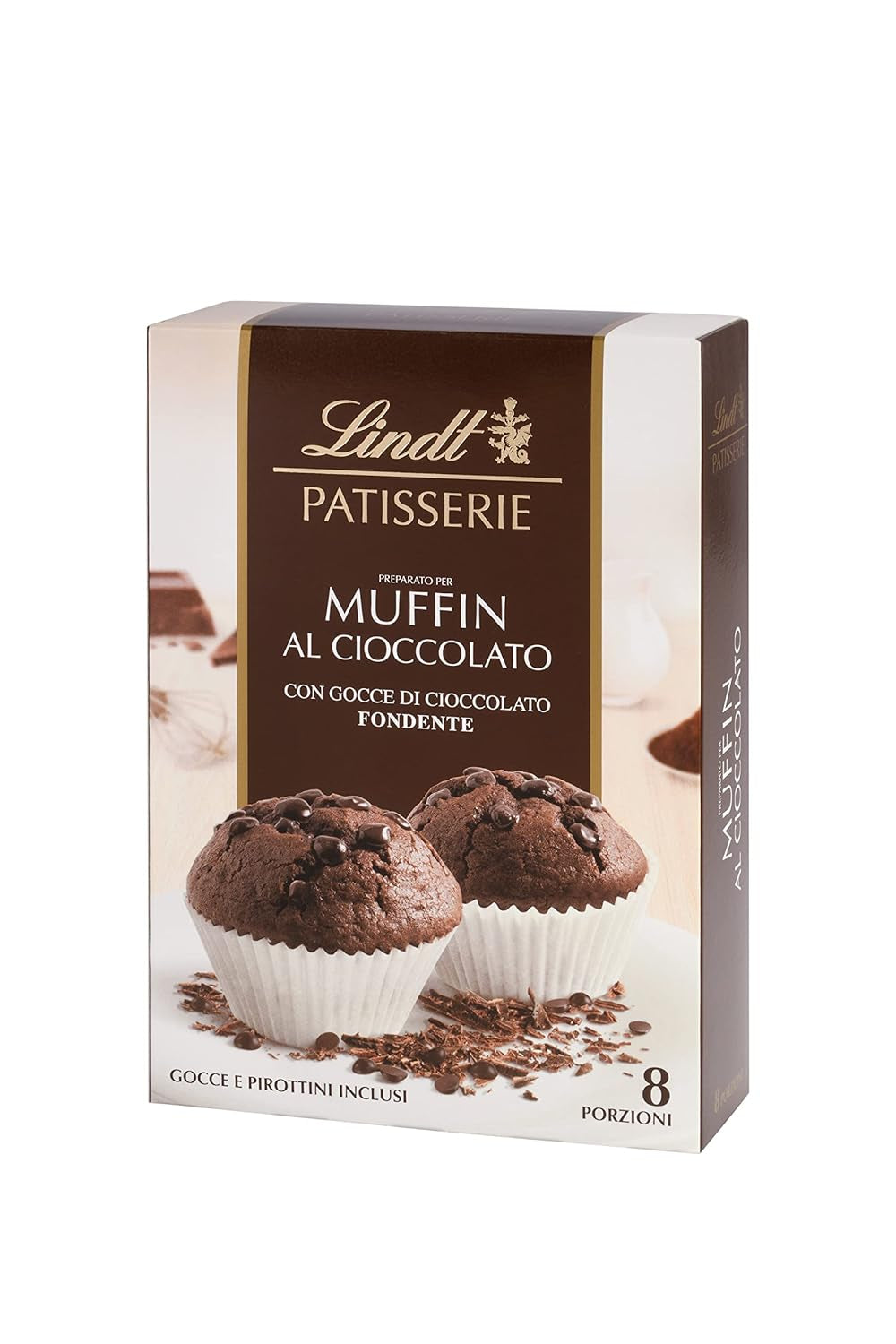 Lindt & Sprüngli Feines Backen Kuchenmischung, Backmischung, 8 Portionen, Lactosefrei, 400 G Mix per cuocere e cucinare Naty Shop Muffins
