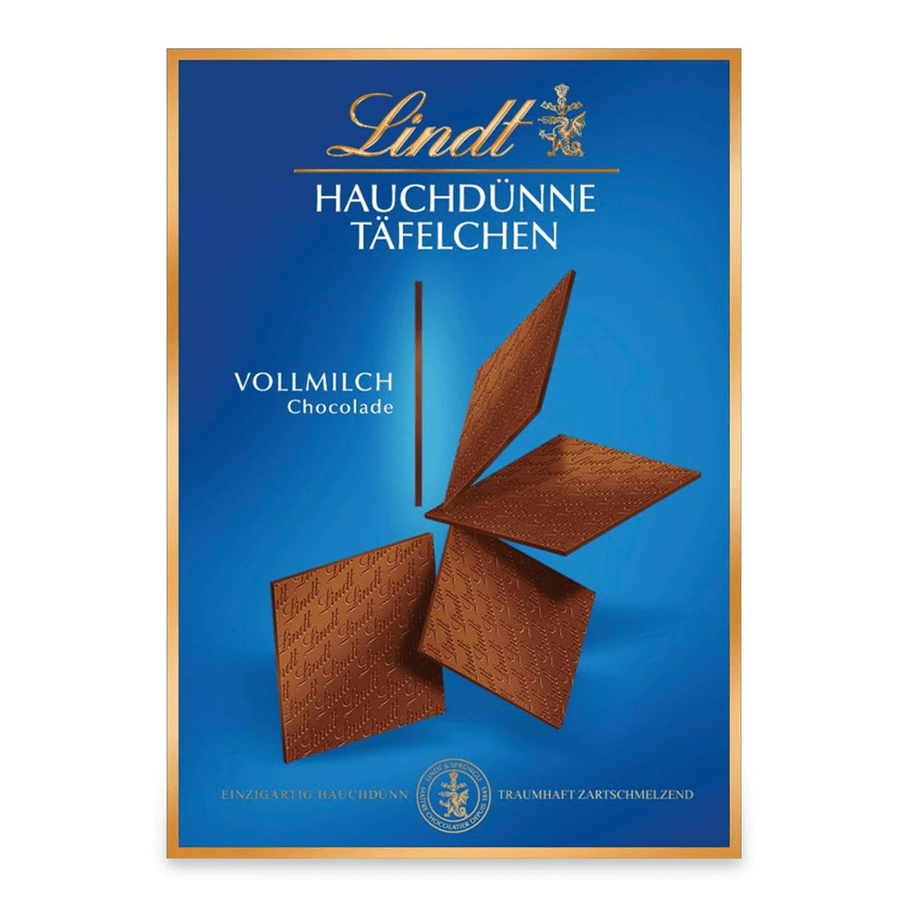 Barrette di cioccolato fondente ultrasottili Lindt Chocolate | 125 g| Tavolette ultrasottili di finissimo cioccolato fondente | Particolarmente sottile e fine | Regalo di cioccolato (1 confezione)