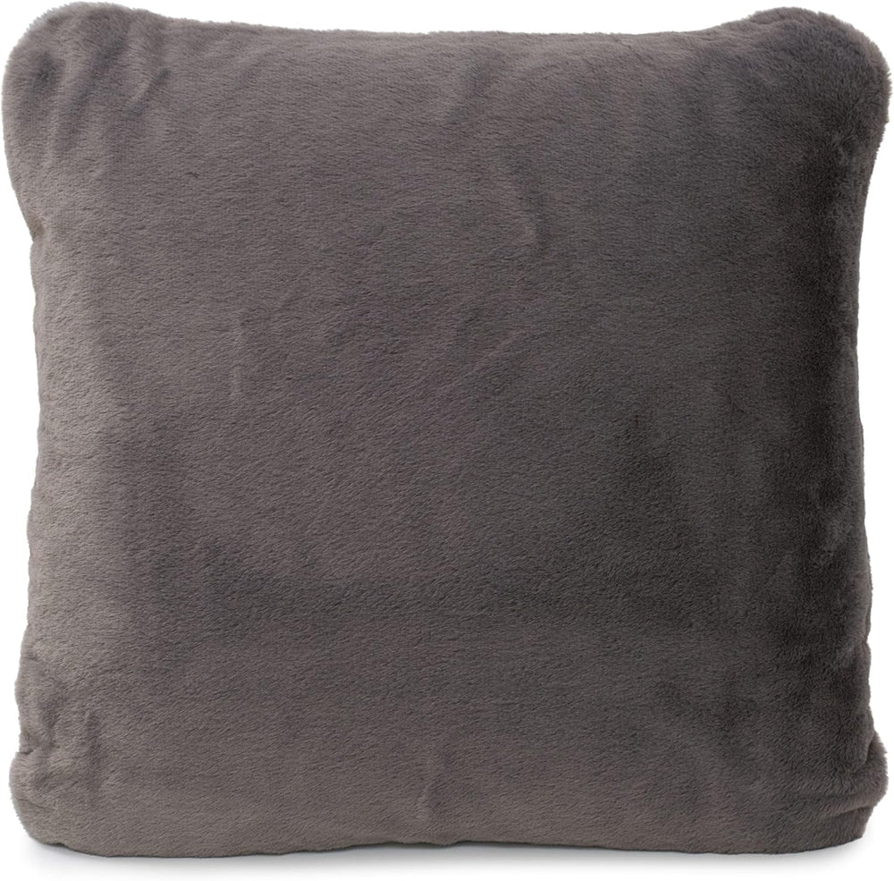 Gözze - Federa per cuscino confortevole, Merino Feeling, 50X50 cm - Verde scuro Letti e coperte Besuche den Gözze-Store Anthracite