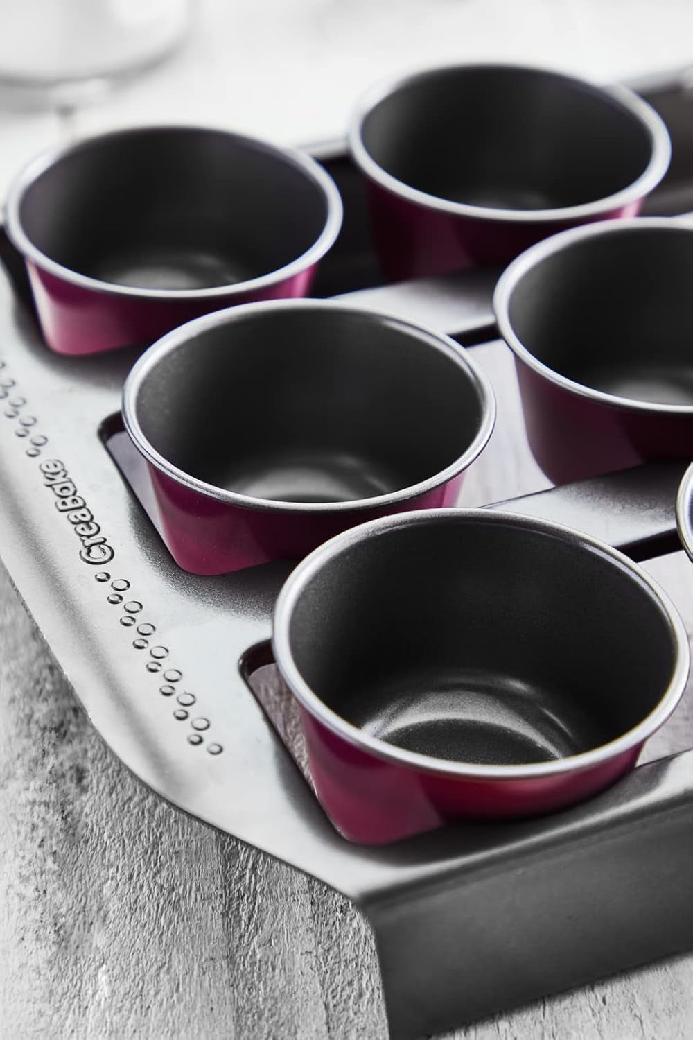 Tefal Creabake J3040104 Kuchenform, 9 Mulden, Antihaftbeschichtung, Austauschbar, Perfektes Backen, Kreative Und Leckere Rezepte, Nicht Compaible Mit Cake Factory, Creabake Stampi e teglie Naty Shop