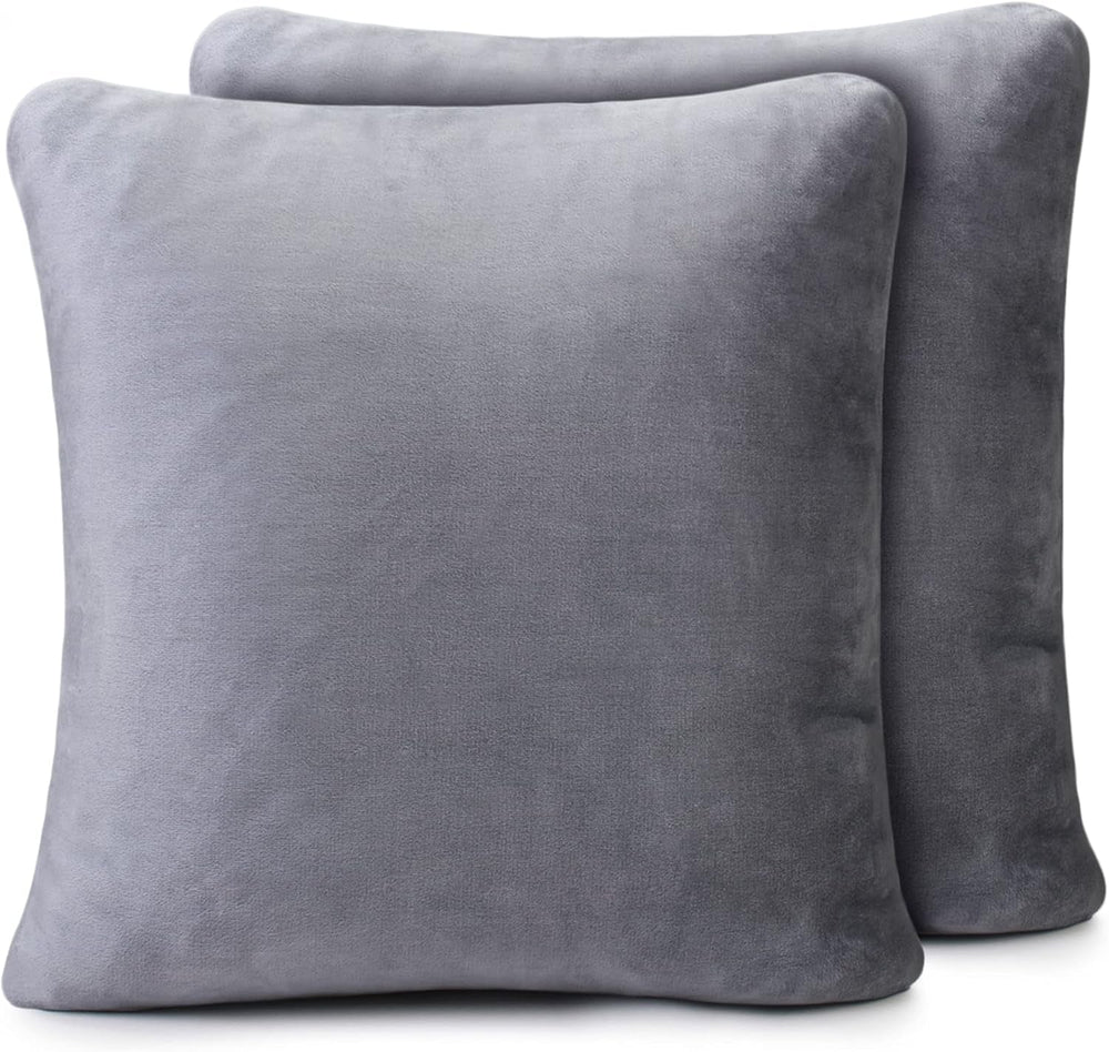 Amago - Comoda coperta, effetto cashmere, 220 X 240 cm - antracite Letti e coperte Amago Federa antracite 50 X 50 cm, 2 pezzi