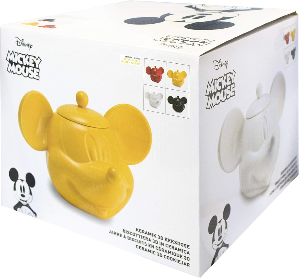 Joy Toy 62129 Disney Mickey Mouse 3D Cookie Jar Galben 25X17X20 Cm Cutii depozitare alimente Naty Shop