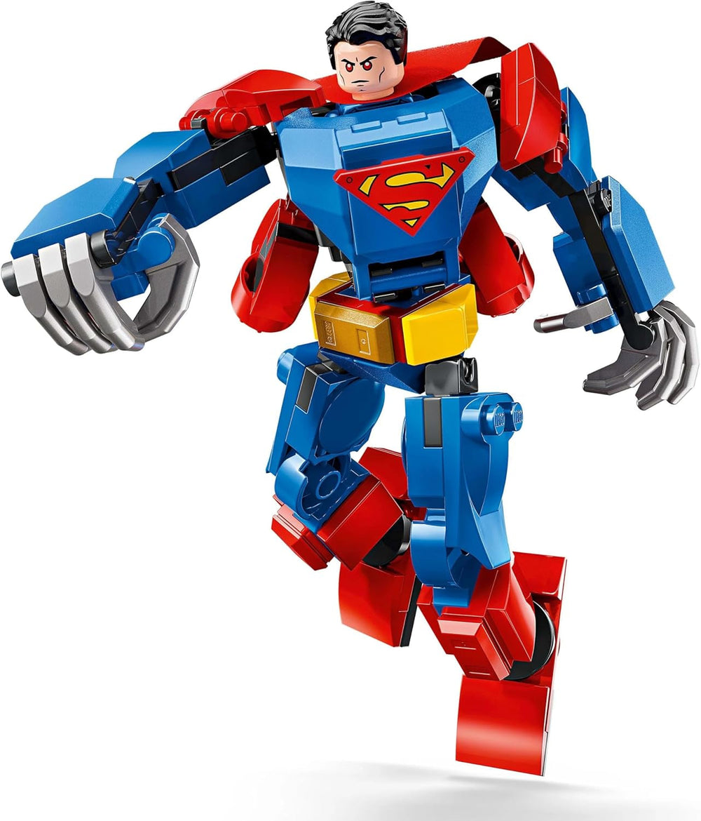 LEGO DC Superman Mech vs. Lex Luthor - Giocattolo da supereroe con 2 minifigure - Action figure costruibile con braccia, gambe e dita mobili - Regalo per ragazzi e ragazze dai 6 anni in su 76302 Set da costruzione Besuche den LEGO-Store