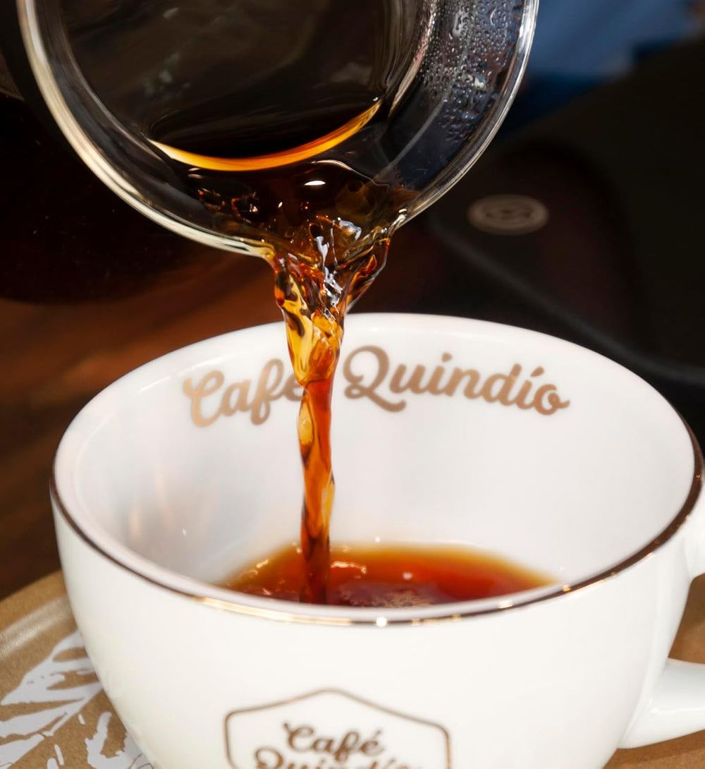 Cafea de Specialitate Cafe Quindio Bourbon Sidra - 100% boabe de cafea Arabica de origine unică Columbia - cu note naturale de iasomie și lime (250g) - ideală pentru Chemex sau V60