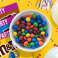 Confezione grande di M&M's al cioccolato, lenticchie croccanti al cioccolato con glassa di zucchero colorata, party mix, 1 x 800 g, caramelle a tema football americano