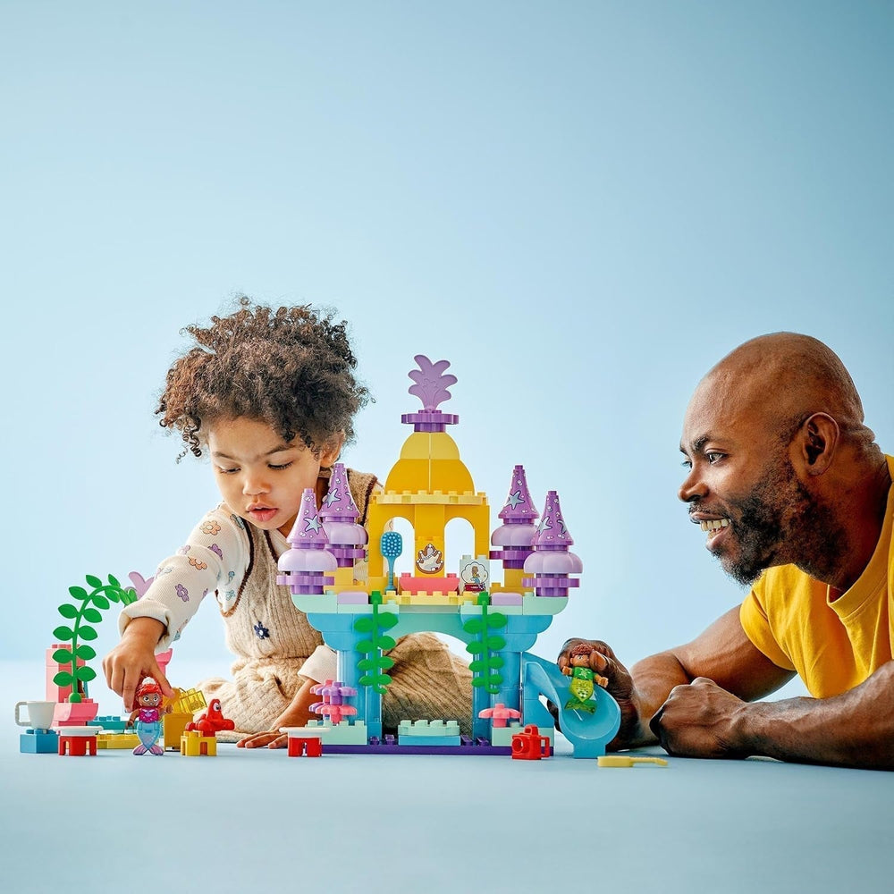 LEGO DUPLO | Disney Il magico palazzo sottomarino di Ariel, giocattolo educativo per la sirena Ariel, castello sottomarino per bambini dai 2 anni in su 10435 Set da costruzione Besuche den LEGO-Store