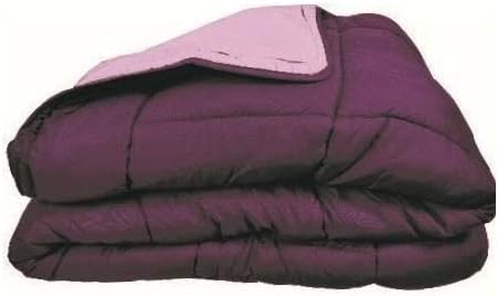 Couette CALGARY Cioccolato/Corail 140 Piumini e Trapunte Naty Shop 200X200X1 Cm