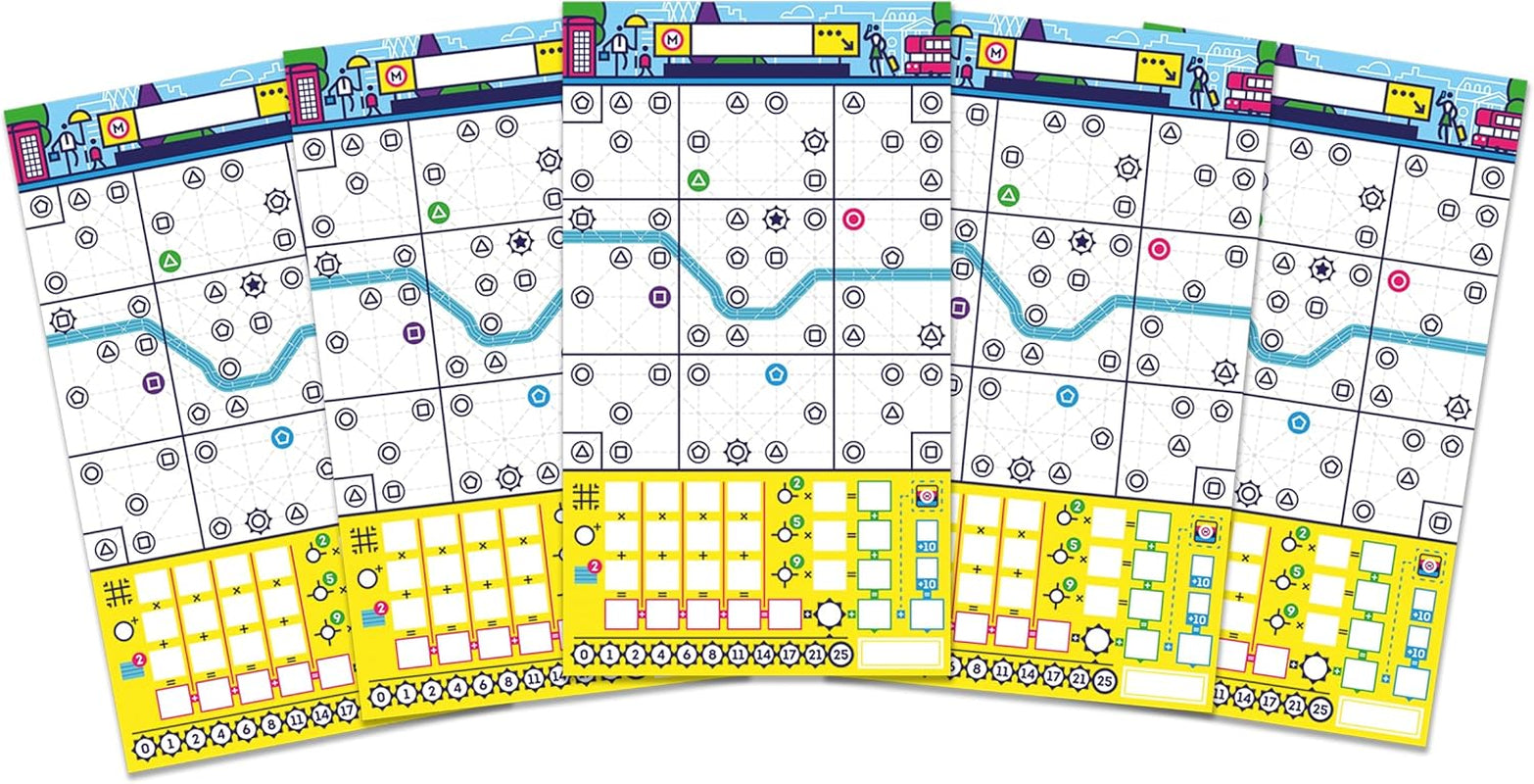 HCM Kinzel - Prossima stazione di Tokyo | Continuazione del gioco nominato | Flip & Write - Nuove linee della metropolitana per il turismo di Tokyo | Abilità e Strategia | tedesco | 55214