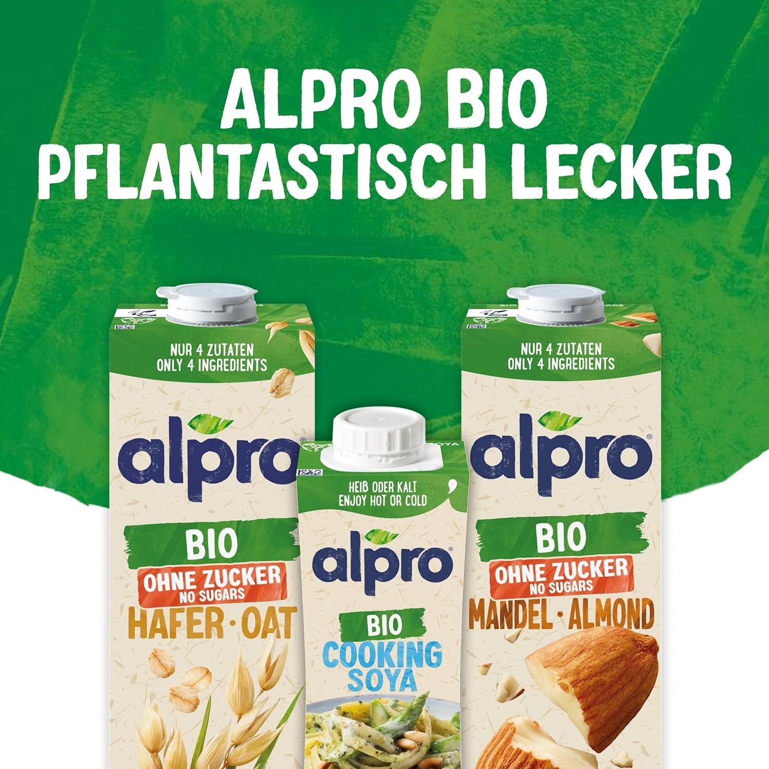 Alpro Bio Cooking Soia – Crema Koch Bio Vegana – 15 x 250 ml