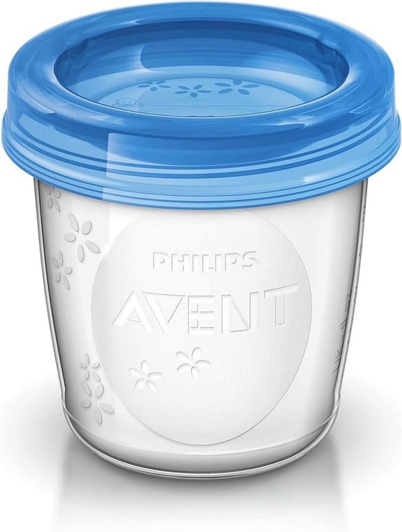 Philips Avent Austellungssystem Für Muttermilch, Becher Inklusive Deckel, Adattatore (Modell SCF618/10) Accessori Alimentazione e Allattamento Bebe Naty Shop