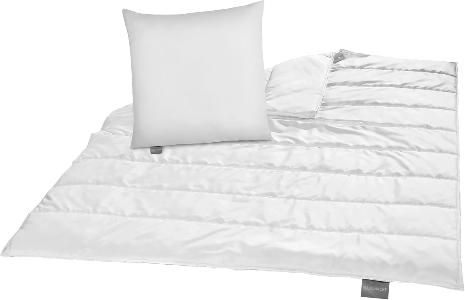 Set biancheria da letto Traumnacht Green - Piumino per tutte le stagioni 135X200 Cm + cuscino 80X80 Cm, resistente con rivestimento in microfibra, prodotto secondo lo standard di qualità tedesco. Piumini e trapunte Naty Shop Set biancheria da letto 4 stagioni (coperta + cuscino 80X80) 135 X 200