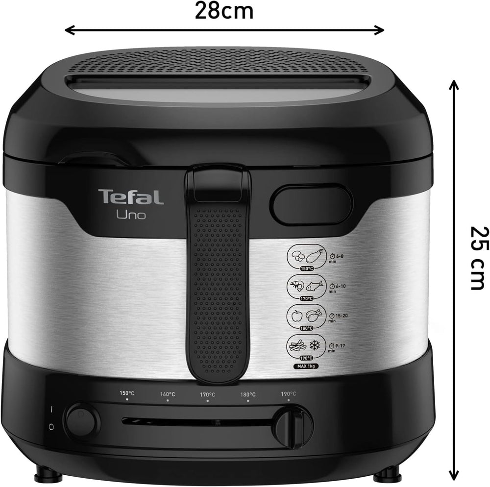 Friggitrice Tefal Uno M FF215D, 1470 Watt, capacità: 1 kg Naty Shop Elettrodomestici