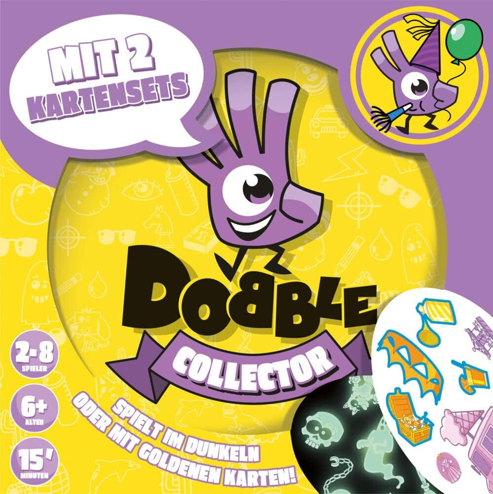 Dobble Bundesliga, gioco per famiglie, gioco di carte, 2-8 giocatori, dai 6 anni in su, 15 minuti, tedesco