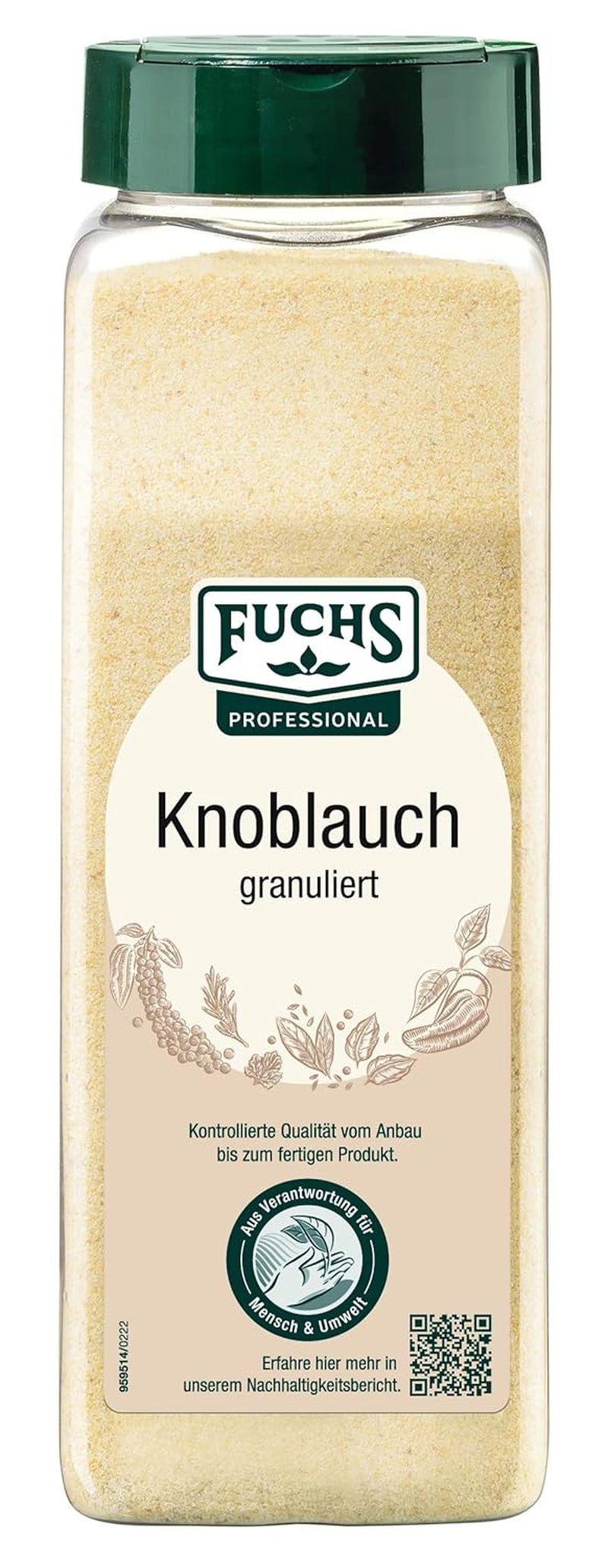 Fuchs Gewürze Knoblauch granulato, 600 g