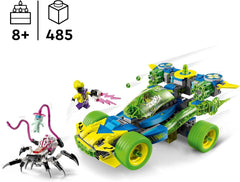 LEGO Dreamzzz Mateo con Z-Blob Action Racer, set di gioco fantasy 2 in 1 con veicoli, minifigure e creature da sogno per bambini 8+, regalo per ragazzi e ragazze 71491 Set da costruzione Beuche den LEGO-Store