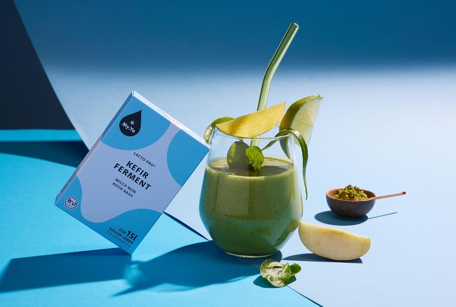 Bio Kefirferment Lacto Pro – 6x5 g – Starterkulturen für 30 L fai da te Kefir – ohne Pilz – DE-ÖKO-013 certificato