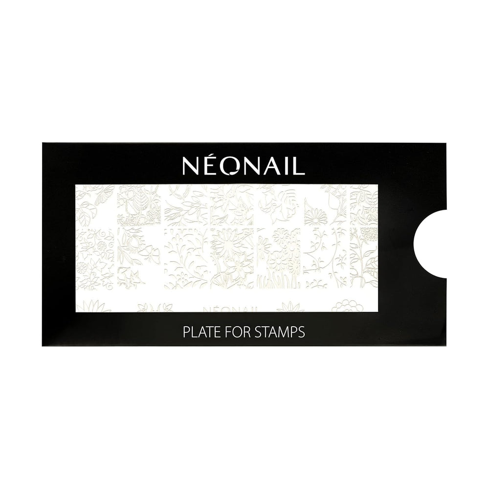 NÉONAIL Nagel Stempel Mit Schaber - Nägel Selber Machen - Nail Art Stamper - Nageldesign Für Nagel Schablone - French Nails Stempel - Silikon Nagelstempel