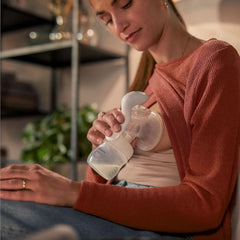 Philips Avent Handmilchpumpe - Einfaches Abpumpen, Mit Natural-Motion Technologie, Bpa-Frei (Modell SCF430/01) Trasparente Accessori Alimentazione e Allattamento Bebe Naty Shop