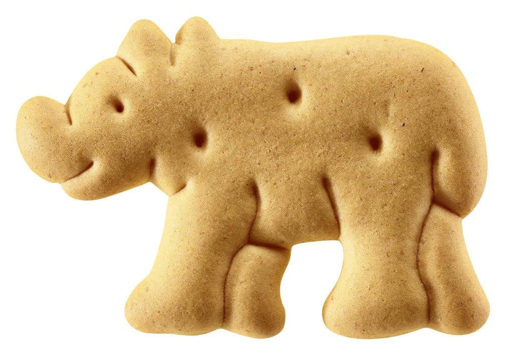 LEIBNIZ ZOO -30% Zahăr, Pachet de 12, Fursecuri cu unt cu motive animale, Fursecuri crocante cu mai puțin zahăr, Pachet vrac pentru stoc sau pentru vânzare (12 x 125 g)