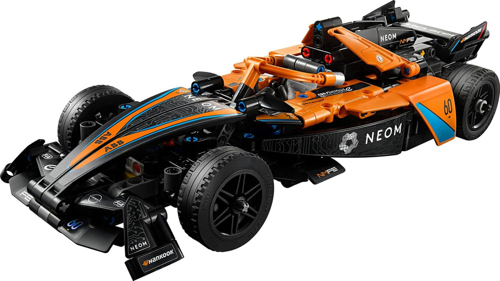 LEGO Technic NEOM Mclaren Auto da corsa di Formula E, Auto da corsa giocattolo per ragazzi e ragazze di 9 anni, Kit modello di auto, Decorazione per la camera dei bambini, Idea regalo di compleanno 42169 Set di costruzione Beuche den LEGO-Store