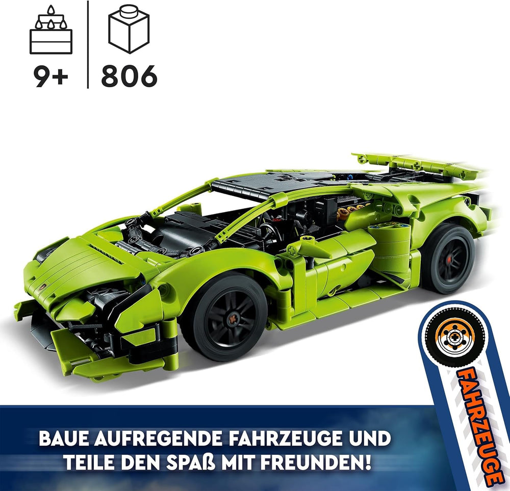 LEGO 42161 Technic Lamborghini Huracán Tecnica Kit modello di auto giocattolo Set di costruzioni per auto da corsa per bambini Ragazzi Ragazze Collezione di appassionati di sport motoristici Set di costruzioni regalo Acquista al negozio LEGO