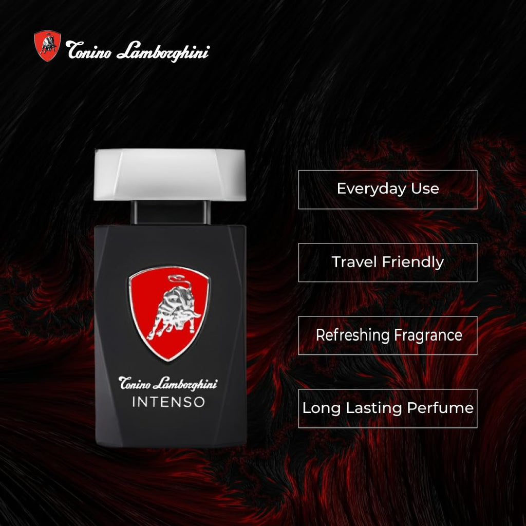 Tonino Lamborghini Intenso pentru bărbați 4.2 oz EDT Spray Produse pentru descurcarea părului Naty Shop