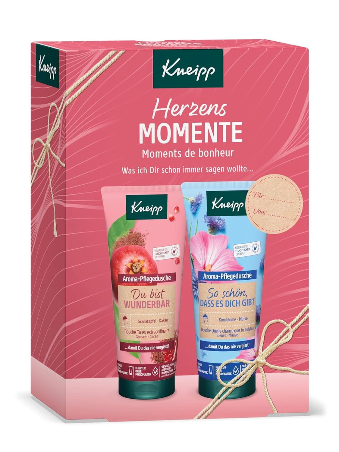 Confezione Regalo Kneipp da 2 Gel Doccia Aromaterapici 2 x 200ml Doccia e Bagno Naty Shop
