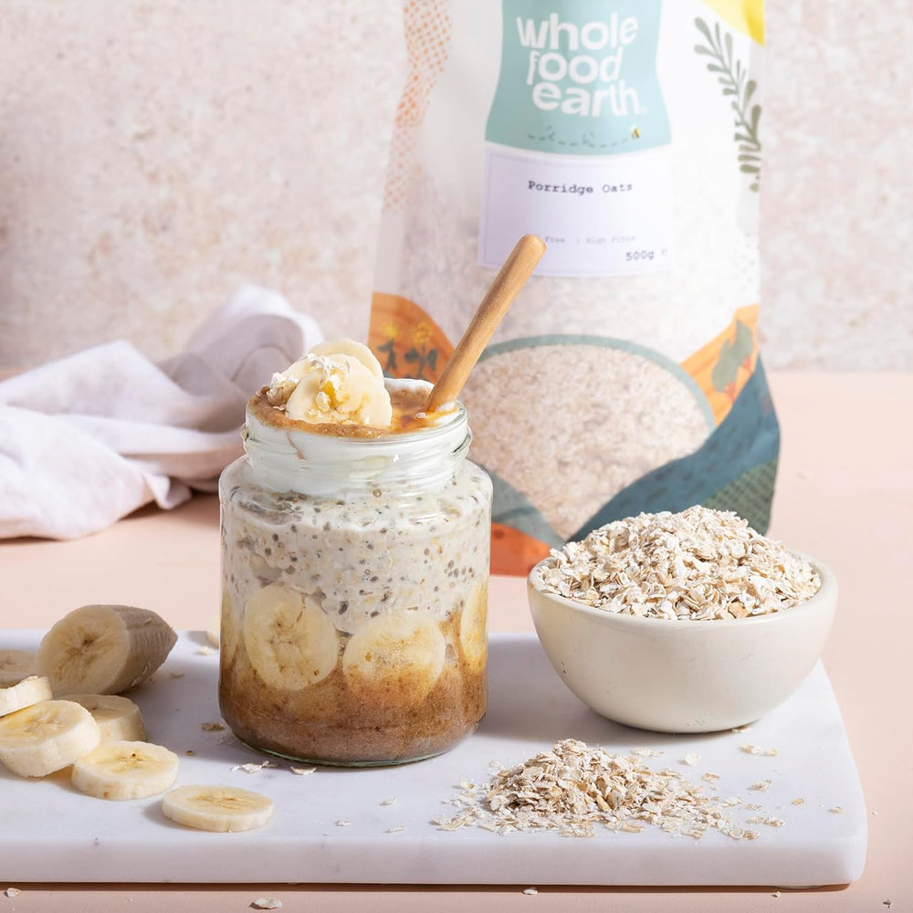Wholefood Earth - Porridge di Avena Biologico 3 kg | Non OGM | Vegano | Ricco di fibre
