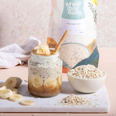 Wholefood Earth - Porridge di Avena Biologico 3 kg | Non OGM | Vegano | Ricco di fibre
