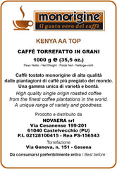 Boabe de cafea Arabica Kenya AA TOP - 1 kg
